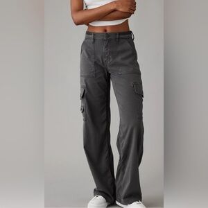 AE Dreamy Drape Stretch Cargo Super High-Waisted Baggy Wide-Leg Pant